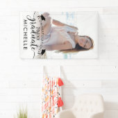 Afstuderen Photo Banner Elegant Script Congrates (Insitu)
