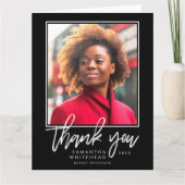 Afstuderen Photo Black 2022 - Hartelijk dank Bedankkaart (Voorkant)