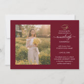 Afstuderen Photo Collage 2025 Script Bourgogne Afs Aankondiging (Achterkant)