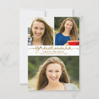 Afstuderen Photo Collage Easy DIY Sjabloon
