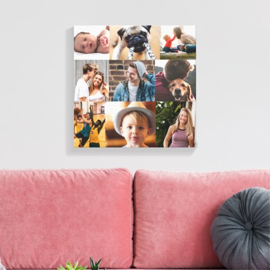 Afstuderen Photo Collage Memory Board Canvas Afdruk (Insitu (Woonkamer))