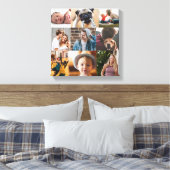 Afstuderen Photo Collage Memory Board Canvas Afdruk (Insitu (Slaapkamer))