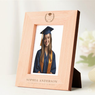 Afstuderen Photo Keepsake   Afstudeerder Pet Laure Gegraveerde Lijstjes