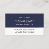 Afstuderen Photo Name Kaart Enclosure Visitekaartje (Achterkant)