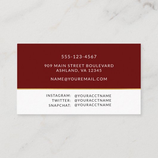 Afstuderen Photo Name Kaart Enclosure Visitekaartje (Achterkant)