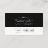 Afstuderen Photo Name Kaart Enclosure Visitekaartje (Achterkant)