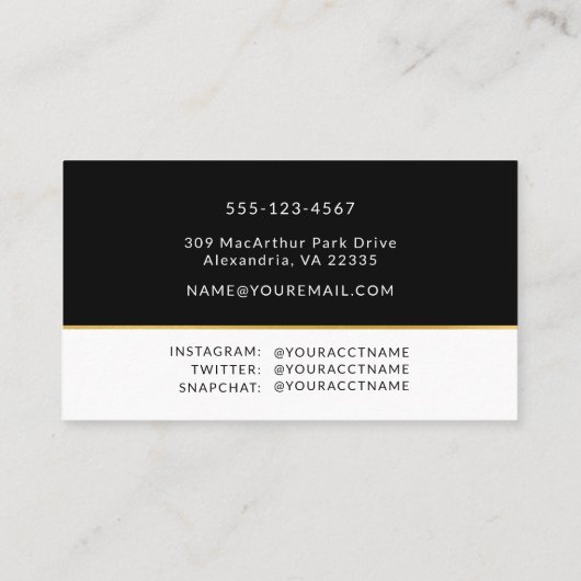 Afstuderen Photo Name Kaart Enclosure Visitekaartje (Achterkant)