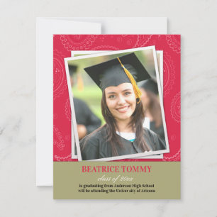 Afstuderen Photo Paisleys aankondiging