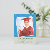 Afstuderen Photo Paisleys aankondiging (Staand voorkant)