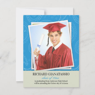 Afstuderen Photo Paisleys aankondiging