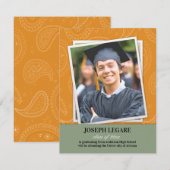 Afstuderen Photo Paisleys aankondiging (Voorkant / Achterkant)