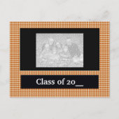 Afstuderen Photo Party Invitation Tempalte Uitnodiging Briefkaart (Voorkant)
