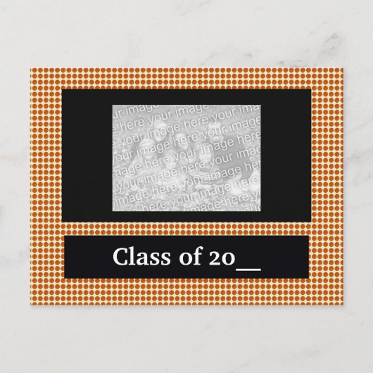 Afstuderen Photo Party Invitation Tempalte Uitnodiging Briefkaart (Voorkant)