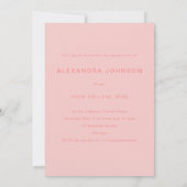 Afstuderen Photo Pink Script Graduation Party Kaart (Achterkant)
