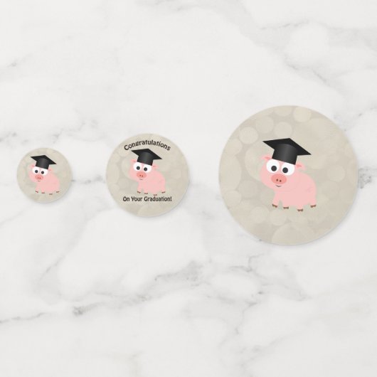 Afstuderen Pig Confetti (Voorkanten)