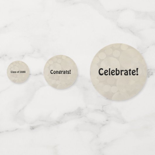 Afstuderen Pig Confetti (Achterkanten)