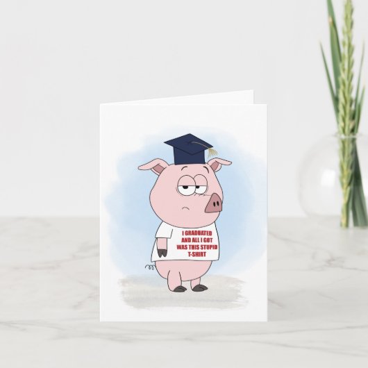 Afstuderen Pig Kaart (Voorkant)