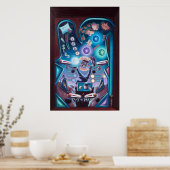 Afstuderen Pinball Poster (Keuken)