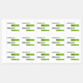 Afstuderen Plan Chat T-Shirt Labels (Vel)