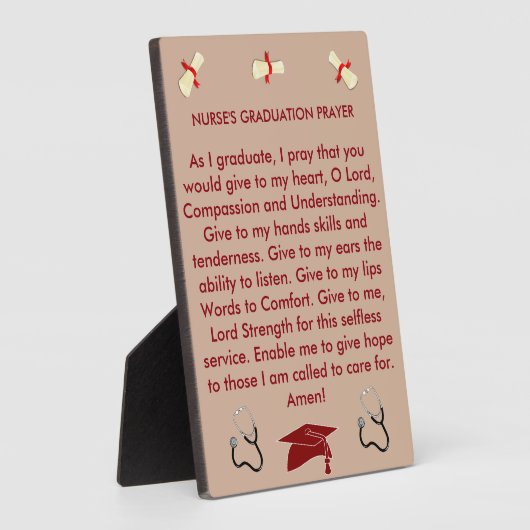 Afstuderen Plaque Fotoplaat (Zijkant)