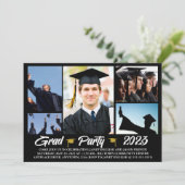 Afstuderen plus graduatiepartij 2 met 5 x 7 stuks kaart (Staand voorkant)