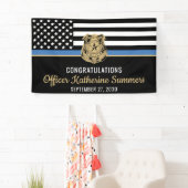 Afstuderen politiebeambte spandoek (Insitu)