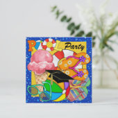 Afstuderen Pool Party - SRF Kaart (Staand voorkant)