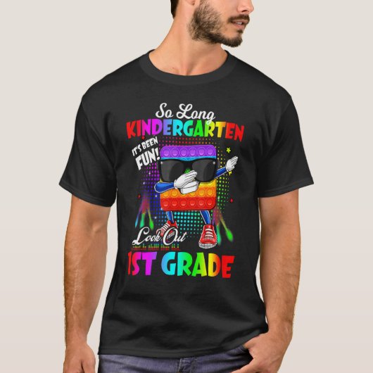 Afstuderen Pop Het Zo Lange Kleuterschool 1e klas T-shirt (Voorkant)
