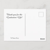 Afstuderen Post Cards Gepersonaliseerd Briefkaart (Achterkant)