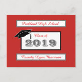 Afstuderen Post Cards Gepersonaliseerd Briefkaart (Voorkant)
