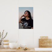Afstuderen Poster Custom Name Date Save the Date (Keuken)