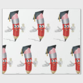 Afstuderen potlood cadeaupapier (Vlak)