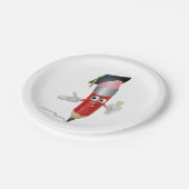 Afstuderen potlood papieren bordje (Gekanteld)