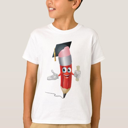 Afstuderen potlood t-shirt (Voorkant)