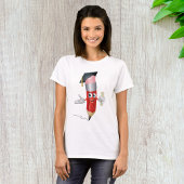 Afstuderen potlood t-shirt