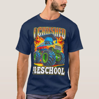 Afstuderen Preschool Monster Truck Boys Ik Verplet T-shirt