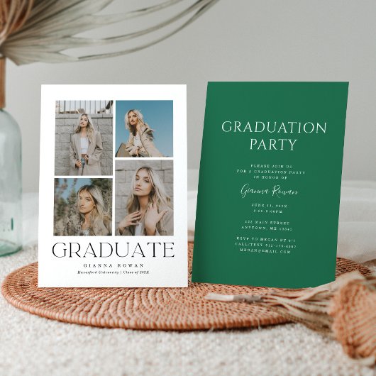 Afstuderen prestige Afstuderen Fotouitnodiging Kaart