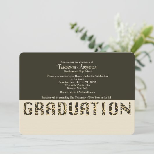 Afstuderen Pride Uitnodiging (Staand voorkant)