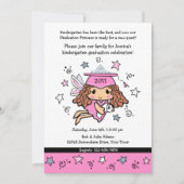 Afstuderen Princess Invitation Kaart (Voorkant)