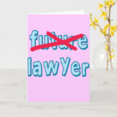 Afstuderen producten van advocaten kaart (Gele Bloem)