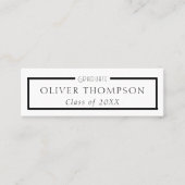 Afstuderen Professional Networking Mini Visitekaartje (Voorkant)