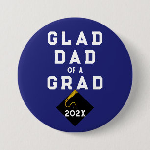 Afstuderen Proud Dad Ronde Button 7,6 Cm