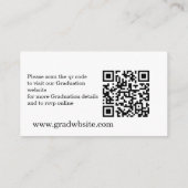 Afstuderen Qr-codenaam Afstudeerder Aankondiging 2 (Achterkant)