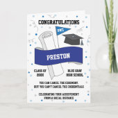 Afstuderen Quarantine Social Distancing Custom Kaart (Voorkant)