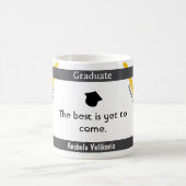 Afstuderen quote 5 koffie mok (Center)