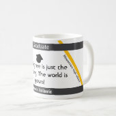 Afstuderen Quote 6 Koffie mok (Voorkant rechts)