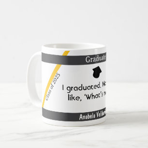 Afstuderen quote 7 koffie mok