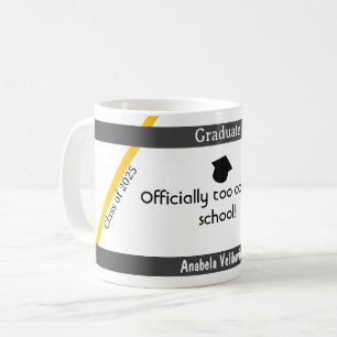 Afstuderen quote 8 koffie mok