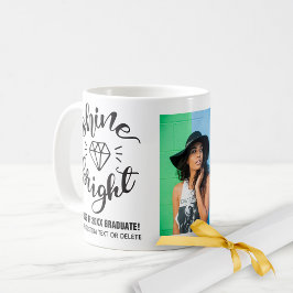 Afstuderen Quote: schik de foto van Bright Aangepa Koffiemok