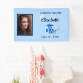 Afstuderen, R N, Geregistreerde Verpleegkundige, P Spandoek (Insitu)